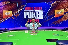 中国选手茅人及赢得WSOPE PLO赛事冠军，收获个人第二条金手链