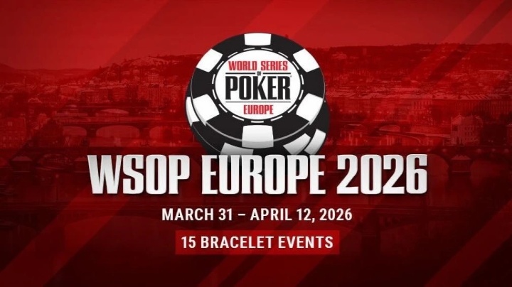 WSOP欧洲站2026年落户布拉格市中心，玩家体验将全面升级