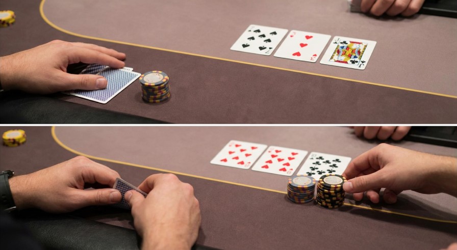 德扑教学：如何根据牌面干湿情况调整C-bet策略