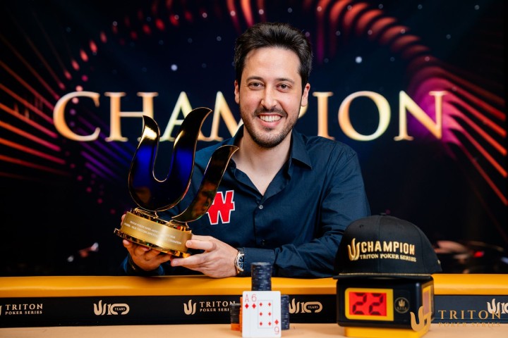 传奇扑克2026黑山站：Adrian Mateos夺得20万美元邀请赛冠军