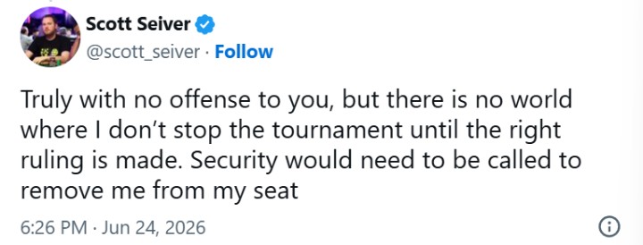 超时被判“死牌”后还能继续Call？WSOP离谱判罚引爆扑克圈