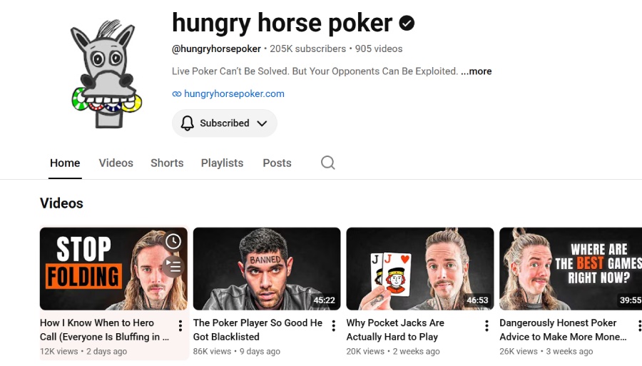 Hungry Horse Poker频道