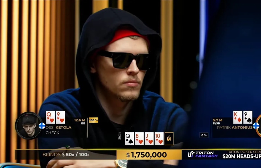 Ossi Ketola赢得与Patrik Antonius的2000万美元单挑赛