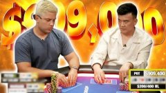 Mariano和Peter河牌同时中顺，打出90万美元巨池