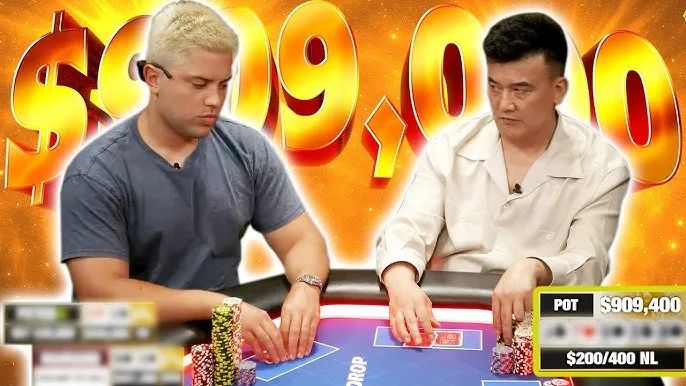 Mariano和Peter河牌同时中顺，打出90万美元巨池