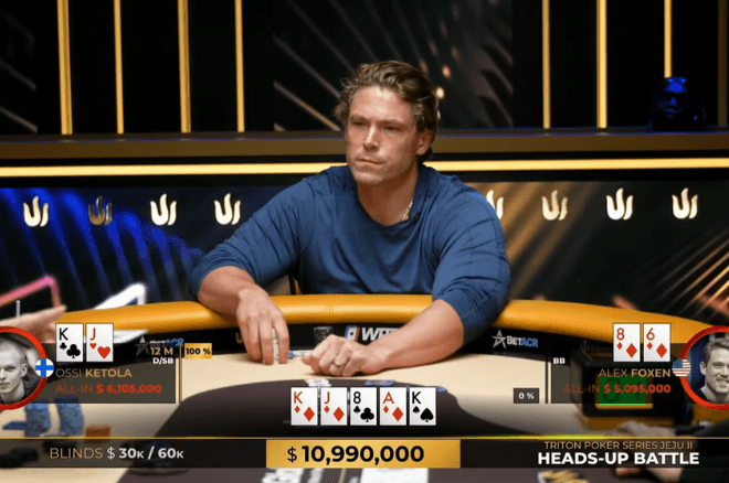 Monarch单挑Alex Foxen，打出1100万美元史上最大底池